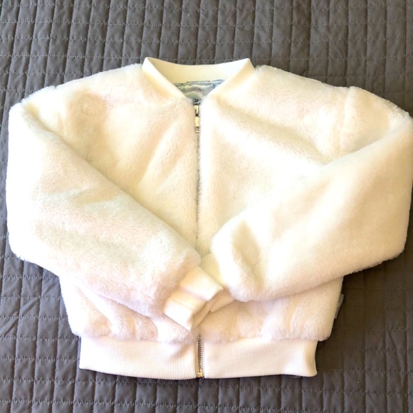 EUC- ⛄️❄️ Disney Frozen II White Zip Up Sweater - Picture 1 of 8